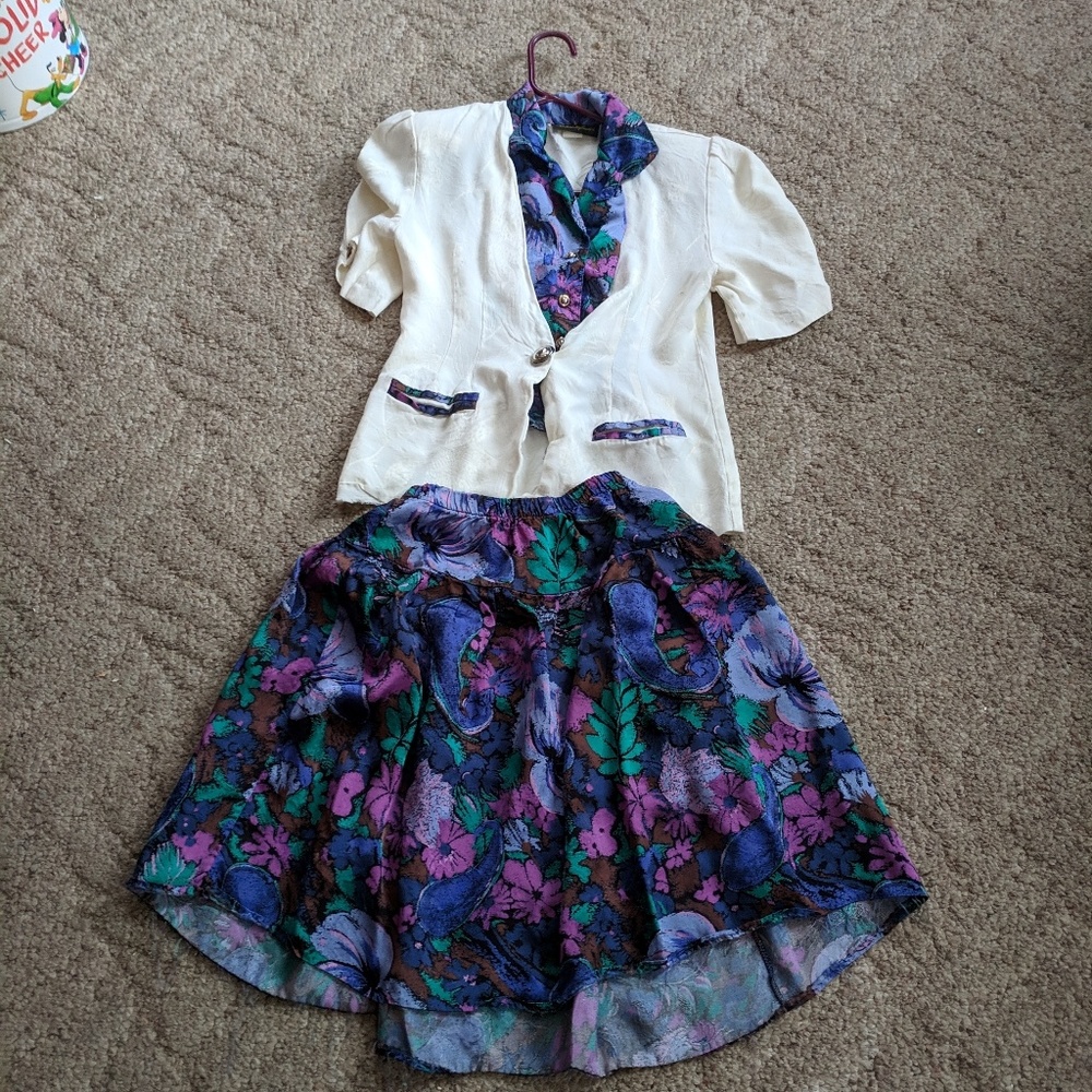 Vintage Skirt set